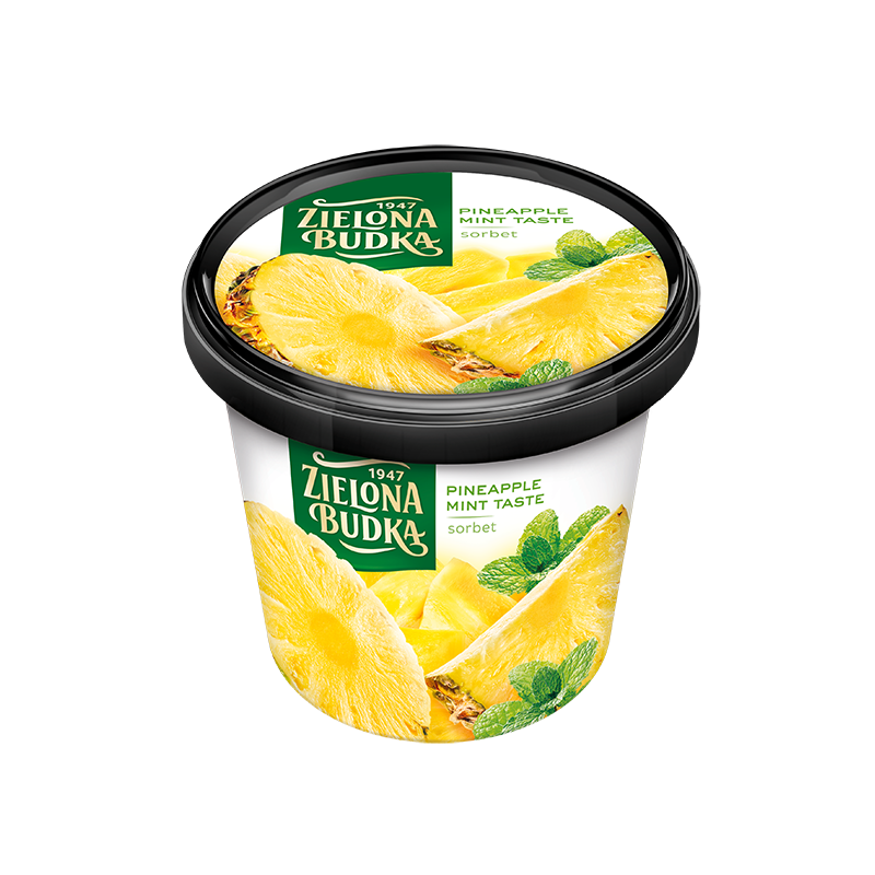 Zielona Budka Sorbet Ananasowy z miętą