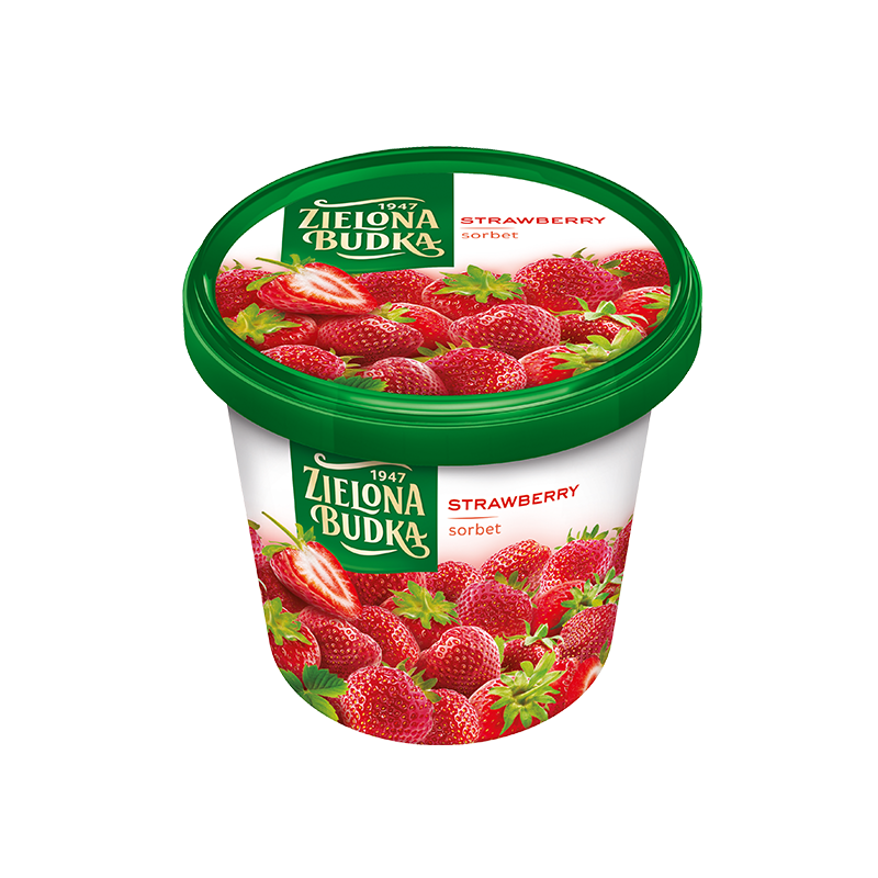 Zielona Budka Sorbet Truskawkowy