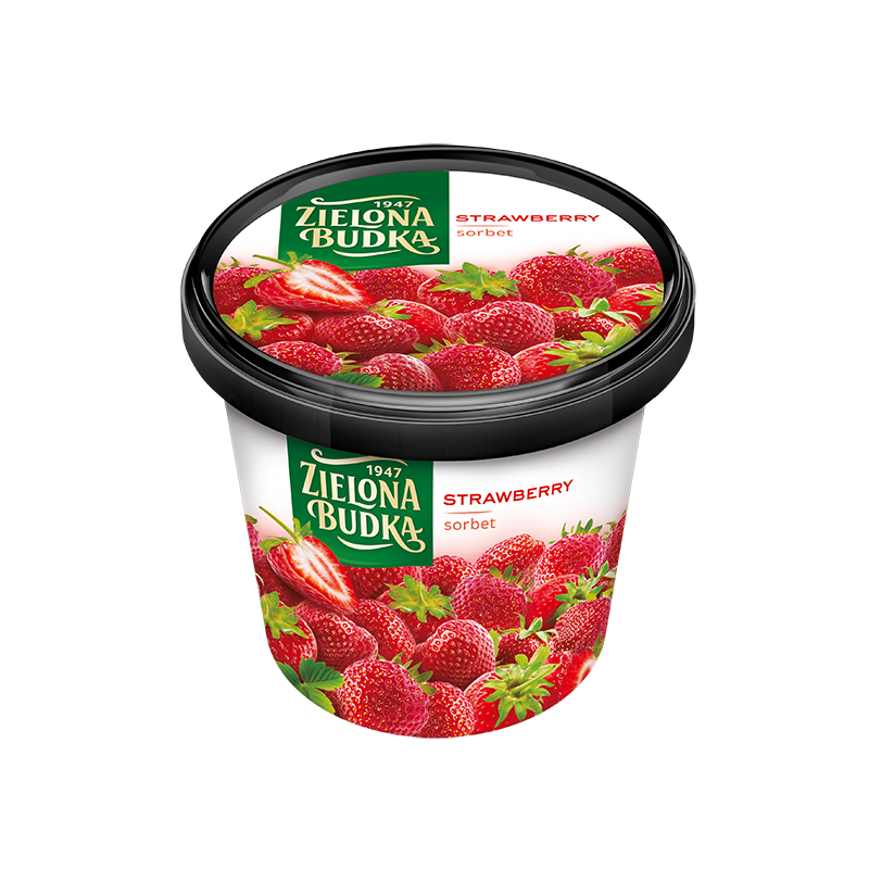 Zielona Budka Sorbet Truskawkowy