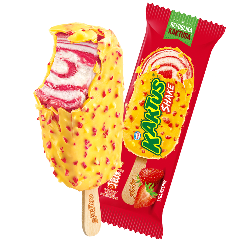 Kaktus SHAKE Śmietanka Truskawka